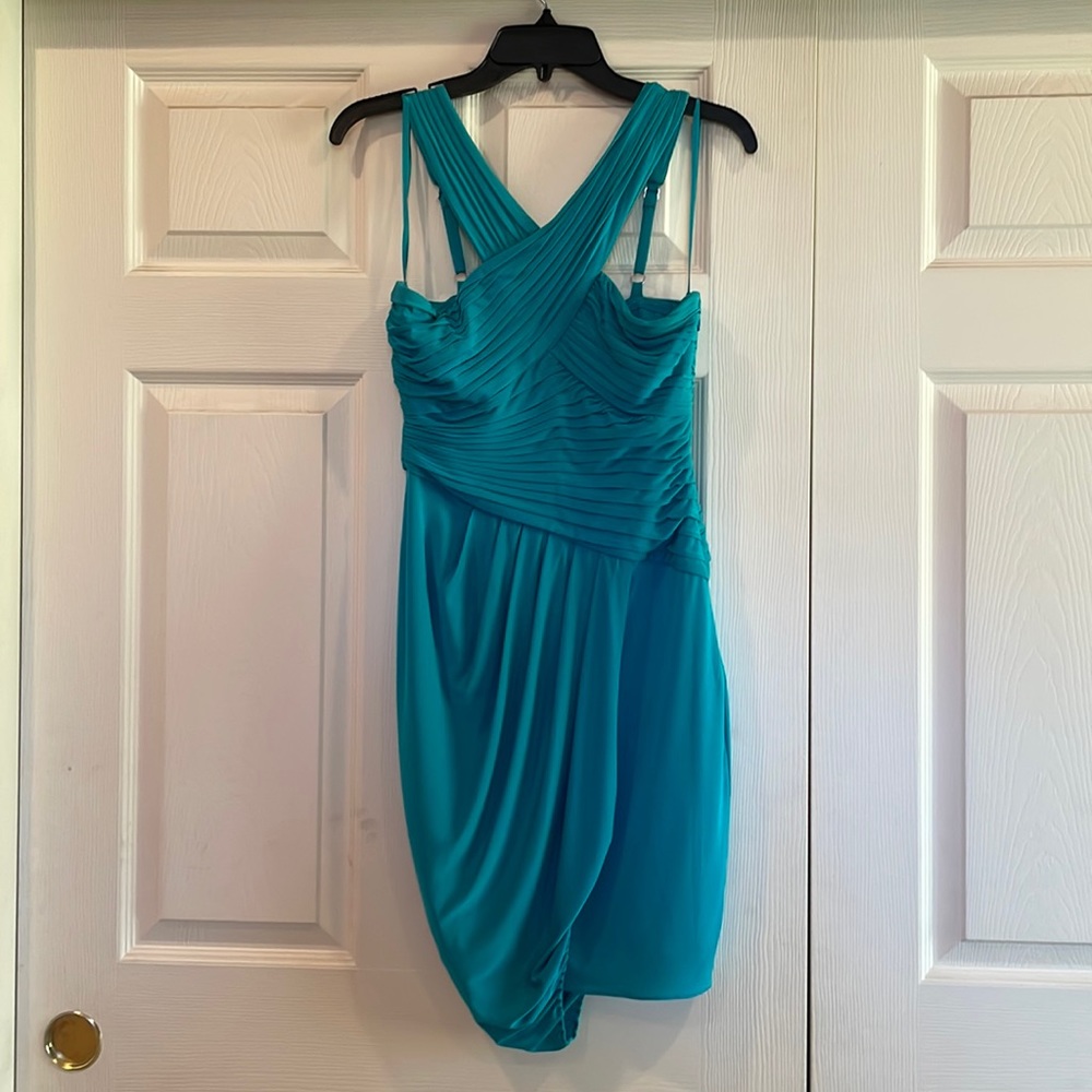 BCBG MaxAzria Teal Cocktail Dress